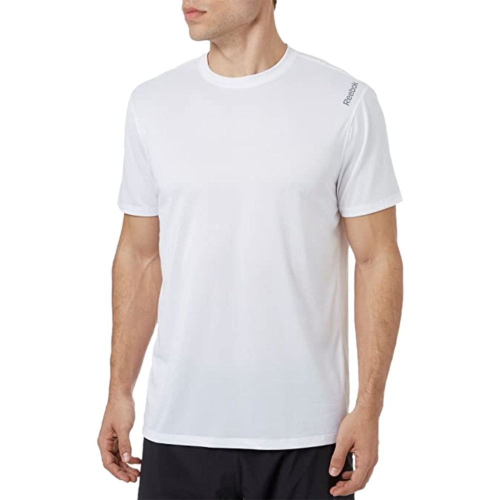 Reebok Mens Solid Performance T Shirt Speedwick